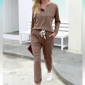 Large. Fleece matching set